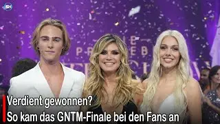 Verdient gewonnen? So kam das GNTM-Finale bei den Fans an #germany | SH News German