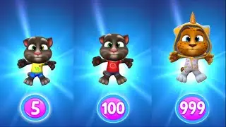 Happy Birthday Level 5 vs Level 10 vs Level 15 My Talking Tom Friends 2 🧀🧀🧀