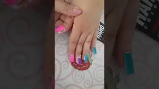 Unha de papel | coloridas #shorts #viral #unhas #color