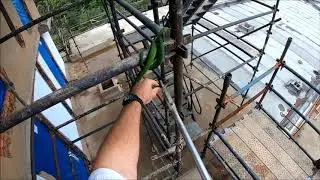 Green Mamba at a Construction Site!!!!
