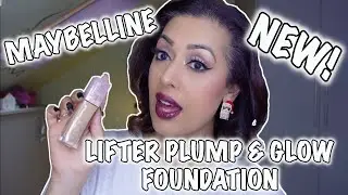 REVIEW: NEW Maybelline Lifter Plump & Glow Foundation