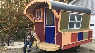 Gypsy Wagon...Vardo Timelapse Start to Finish