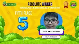 Komodo International Math Competition Online Round 2025/2026 Absolute Winners