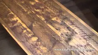 Reclaimed Barnwood Dining Bench from the Riverwoods Collection