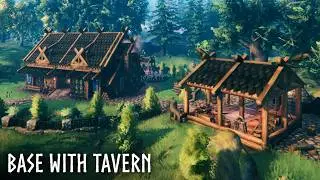 Valheim Building | The Perfect Survival Base &mdash; With a Tavern Inside!