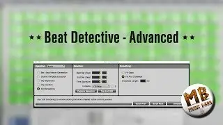 Editing drums using Beat Detective (Advanced) in Pro Tools at Music Barn.