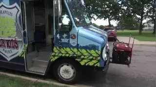 Minneapolis Police Department Ice Cream Truck comes to Brooklyn Park