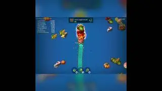 worm zone game ular ulran / with big worm #gaming #top #trending #video #worms zone world