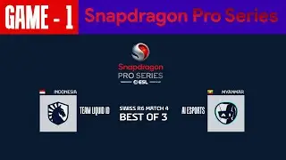 [GAME - 1] TEAM LIQUID ID vs AI ESPORTS | Snapdragon PRO SERIES