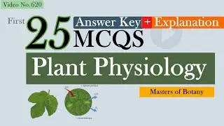 Answer Key | Plant Physiology | 25 MCQs | Next Ready for Plant Physiology: Part 2🔥