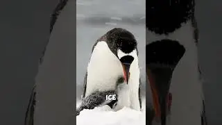 Penguin Chicks Survive Extreme Cold 🐧❄️ || #animalfacts #penguin @AnimalMysteries-YT