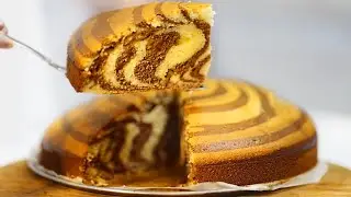 ПИРОГ с ЗЕБРОЙ или Как приготовить пирог с зеброй (кекс)!