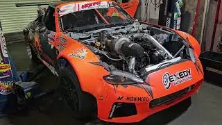Подготовительный тур к финальному профессиональному дрифту MX5 3 Rotor 2025 года. Hotpit Vegas