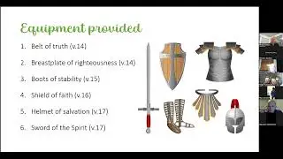 Spiritual Warfare (Ephesians ch 6 v 10-18) (Speaker Phil Collier)
