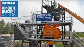 Compact Concrete Batching Plant   -   Voronezh , Russia - MEKA