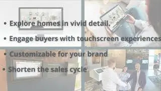 Elevate your sales office experience with Outhouse&rsquo;s interactive displays and kiosks. #homebuilder