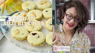 Pandan Suji Biscuits - Light and fragrant, a Raya favourite