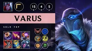 Varus Top vs Gnar - EUW Grandmaster Patch 25.21