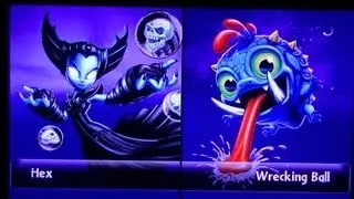 SKYLANDERS GIANTS HEX VS WRECKING BALL