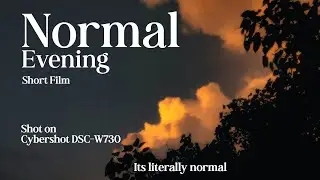 Normal Evening | CyberShot DSC-W730 | Low Light | Shot film