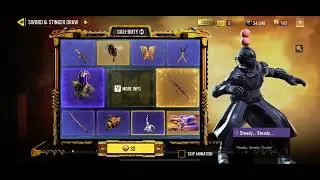 CODM - Emote &ldquo;Steady&hellip; Steady&hellip;&rdquo; SWORD & STINGER DRAW