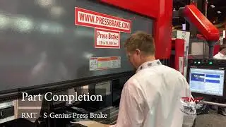 Automotive Part Built using RADBend & Delem | RMT B-GENIUS 9 Axis CNC Press Brake