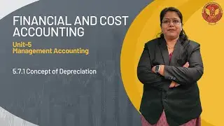 5.7.1 Concept of Depreciation | CB-604 |