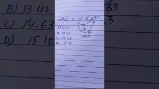 Quick Percentage Calculation trick #mathematics #mathtrick #math #multiplication