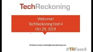 TechReckoning Fest 4 October 2019
