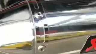 Fz16 con Akrapovic cromado      Exostos Bogota