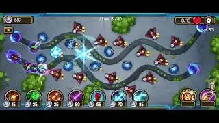 Level 80 of Tower Defense Galaxy Legend Game reels
