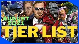 KT1 Tier List - August Update! marvel Contest of Champions!