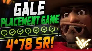 GALE MCCREE! FINAL PLACEMENTS GAME! 4*78 SR! [ OVERWATCH SEASON 19 TOP 500 ]