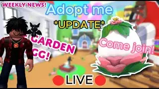 🔴LIVE - Roblox - Adopt Me! - New Garden Egg - (Come Join)!