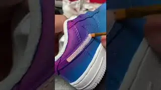 Kids Nike AF1 so😍 #cute Sneakers Custom new design #Nike#AF1#Sneaker#Custom#kids#design#shorts_video