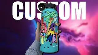 Custom HYDRO FLASK!! (SATISFYING)