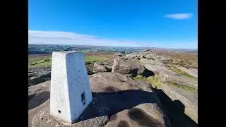 Stanage Trig to Trig & Exploring Robin Hoods Cave
