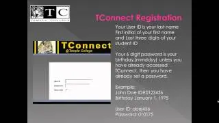 Updating TConnect Info 2016, Temple College