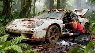 Restoring a Flood-Damaged Abandoned Convertible (Start to Finish) | by @NewBlacksmithGirl