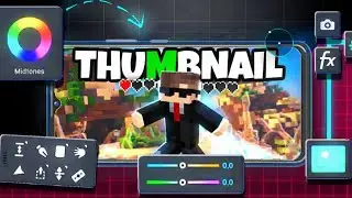 How to create minecraft thumbnail like a pro tutorial 🔥
