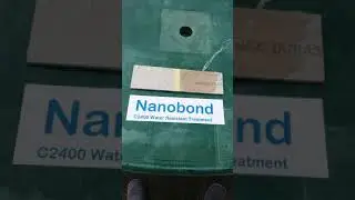 Nanobond C2400 Fibre Cement water resistant treatment test