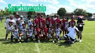 12u flag football summer nationals champion @ AT&T stadium 2025 lightning legends 