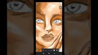 Девушка с золотыми волосами / Girl with golden hair | Арт/Art | Туториал/Tutorial | Процесс работы