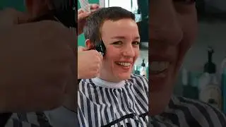 Gorgeous, super short clippered pixie #clippers #shorts