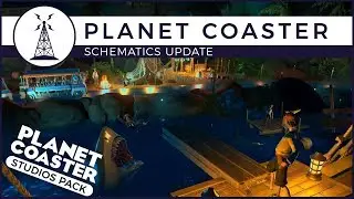 Planet Coaster - Studios Pack DLC - First Look feat. Silvarret | Schematics Update