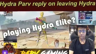 Hydra Parv reply on leaving Hydra