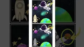 Spot the Difference: Game for Kids [Space Game]