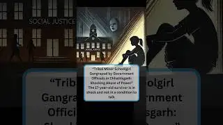 Tribal Minor Schoolgirl Gangraped by Government Officials in Chhattisgarh: Shocking Abuse of Power
