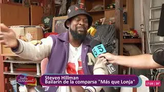 El móvil de Salú Carnaval visitó al camerunés, Steve Hillman, bailarín de la comparsa Más que Lonjas
