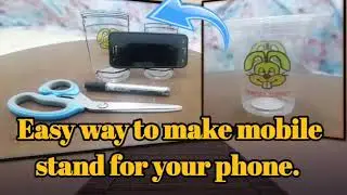 Easy way to make mobile stand | My Channel mylife | MyLife